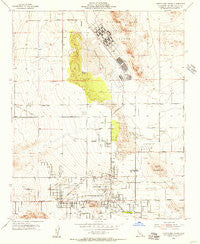 Twentynine Palms California Historical topographic map, 1:24000 scale, 7.5 X 7.5 Minute, Year 1955