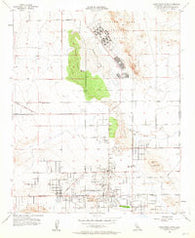 Twentynine Palms California Historical topographic map, 1:24000 scale, 7.5 X 7.5 Minute, Year 1955
