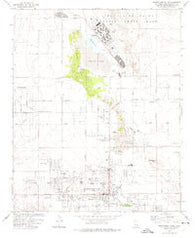 Twentynine Palms California Historical topographic map, 1:24000 scale, 7.5 X 7.5 Minute, Year 1973