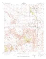 Twentynine Palms California Historical topographic map, 1:62500 scale, 15 X 15 Minute, Year 1955