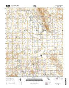 Twentynine Palms California Current topographic map, 1:24000 scale, 7.5 X 7.5 Minute, Year 2015