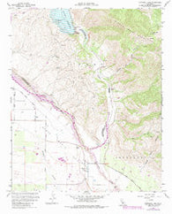 Twitchell Dam California Historical topographic map, 1:24000 scale, 7.5 X 7.5 Minute, Year 1959