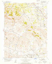Two Rock California Historical topographic map, 1:24000 scale, 7.5 X 7.5 Minute, Year 1954