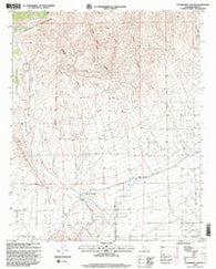 Tylerhorse Canyon California Historical topographic map, 1:24000 scale, 7.5 X 7.5 Minute, Year 1995