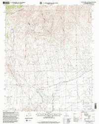 Tylerhorse Canyon California Historical topographic map, 1:24000 scale, 7.5 X 7.5 Minute, Year 1995