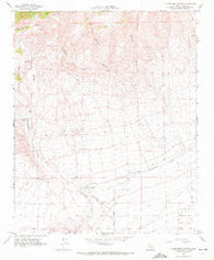 Tylerhorse Canyon California Historical topographic map, 1:24000 scale, 7.5 X 7.5 Minute, Year 1965