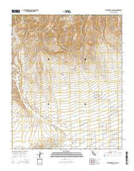 Tylerhorse Canyon California Current topographic map, 1:24000 scale, 7.5 X 7.5 Minute, Year 2015