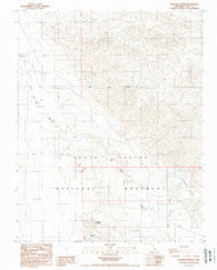 Ubehebe Crater California Historical topographic map, 1:24000 scale, 7.5 X 7.5 Minute, Year 1988
