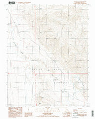 Ubehebe Crater California Historical topographic map, 1:24000 scale, 7.5 X 7.5 Minute, Year 1988
