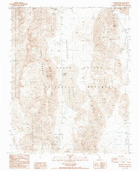 Ubehebe Peak California Historical topographic map, 1:24000 scale, 7.5 X 7.5 Minute, Year 1987