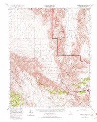 Ubehebe Peak California Historical topographic map, 1:62500 scale, 15 X 15 Minute, Year 1950