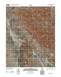 Ubehebe Crater California Historical topographic map, 1:24000 scale, 7.5 X 7.5 Minute, Year 2012
