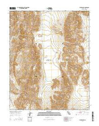 Ubehebe Peak California Current topographic map, 1:24000 scale, 7.5 X 7.5 Minute, Year 2015