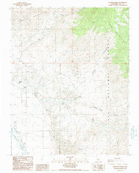Uhlmeyer Spring California Historical topographic map, 1:24000 scale, 7.5 X 7.5 Minute, Year 1987