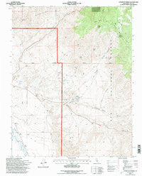 Uhlmeyer Spring California Historical topographic map, 1:24000 scale, 7.5 X 7.5 Minute, Year 1994
