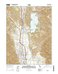 Ukiah California Current topographic map, 1:24000 scale, 7.5 X 7.5 Minute, Year 2015