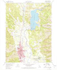Ukiah California Historical topographic map, 1:24000 scale, 7.5 X 7.5 Minute, Year 1958