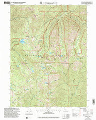 Ukonom Lake California Historical topographic map, 1:24000 scale, 7.5 X 7.5 Minute, Year 2001