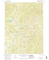 Ukonom Lake California Historical topographic map, 1:24000 scale, 7.5 X 7.5 Minute, Year 1980
