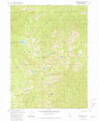 Ukonom Lake California Historical topographic map, 1:24000 scale, 7.5 X 7.5 Minute, Year 1980