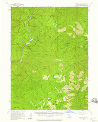 Ukonom Lake California Historical topographic map, 1:62500 scale, 15 X 15 Minute, Year 1955