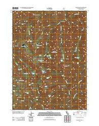 Ukonom Lake California Historical topographic map, 1:24000 scale, 7.5 X 7.5 Minute, Year 2012