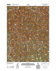 Ukonom Mountain California Historical topographic map, 1:24000 scale, 7.5 X 7.5 Minute, Year 2012
