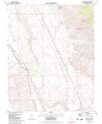 Union Wash California Historical topographic map, 1:24000 scale, 7.5 X 7.5 Minute, Year 1982