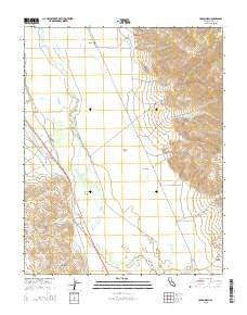 Union Wash California Current topographic map, 1:24000 scale, 7.5 X 7.5 Minute, Year 2015