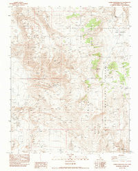 Upper Centennial Flat California Historical topographic map, 1:24000 scale, 7.5 X 7.5 Minute, Year 1982