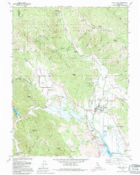 Upper Lake California Historical topographic map, 1:24000 scale, 7.5 X 7.5 Minute, Year 1991