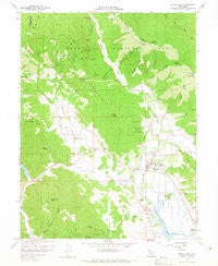 Upper Lake California Historical topographic map, 1:24000 scale, 7.5 X 7.5 Minute, Year 1958