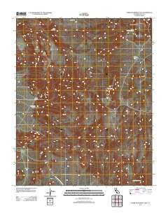 Upper Centennial Flat California Historical topographic map, 1:24000 scale, 7.5 X 7.5 Minute, Year 2012