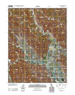Upper Lake California Historical topographic map, 1:24000 scale, 7.5 X 7.5 Minute, Year 2012