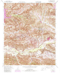 Val Verde California Historical topographic map, 1:24000 scale, 7.5 X 7.5 Minute, Year 1952