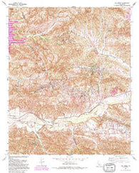 Val Verde California Historical topographic map, 1:24000 scale, 7.5 X 7.5 Minute, Year 1991