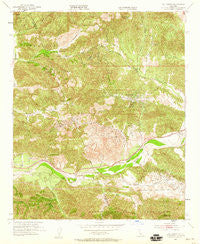 Val Verde California Historical topographic map, 1:24000 scale, 7.5 X 7.5 Minute, Year 1952