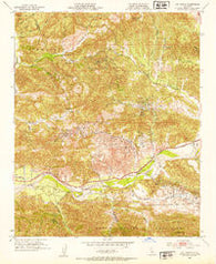 Val Verde California Historical topographic map, 1:24000 scale, 7.5 X 7.5 Minute, Year 1952