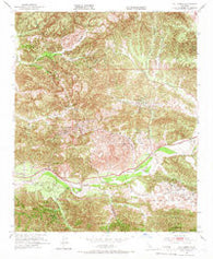 Val Verde California Historical topographic map, 1:24000 scale, 7.5 X 7.5 Minute, Year 1952