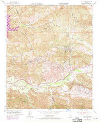 Val Verde California Historical topographic map, 1:24000 scale, 7.5 X 7.5 Minute, Year 1952
