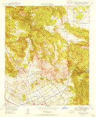 Valley Center California Historical topographic map, 1:24000 scale, 7.5 X 7.5 Minute, Year 1948