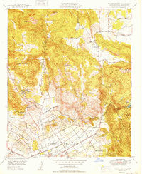 Valley Center California Historical topographic map, 1:24000 scale, 7.5 X 7.5 Minute, Year 1949
