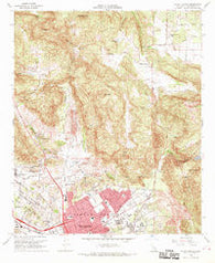 Valley Center California Historical topographic map, 1:24000 scale, 7.5 X 7.5 Minute, Year 1968