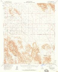 Valley Mountain California Historical topographic map, 1:62500 scale, 15 X 15 Minute, Year 1956