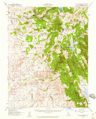 Valley Springs California Historical topographic map, 1:62500 scale, 15 X 15 Minute, Year 1956
