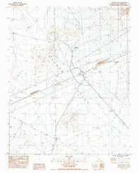 Valley Wells California Historical topographic map, 1:24000 scale, 7.5 X 7.5 Minute, Year 1983