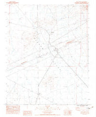 Valley Wells California Historical topographic map, 1:24000 scale, 7.5 X 7.5 Minute, Year 1983