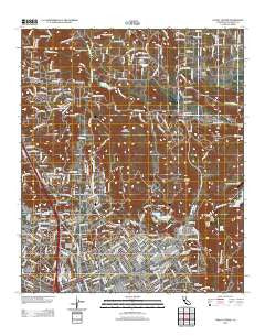Valley Center California Historical topographic map, 1:24000 scale, 7.5 X 7.5 Minute, Year 2012