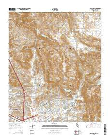 Valley Center California Current topographic map, 1:24000 scale, 7.5 X 7.5 Minute, Year 2015
