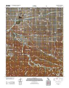 Valyermo California Historical topographic map, 1:24000 scale, 7.5 X 7.5 Minute, Year 2012